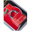 Sterling APL042P 40mm Aluminium Double Locking Padlock, Red Or Blue