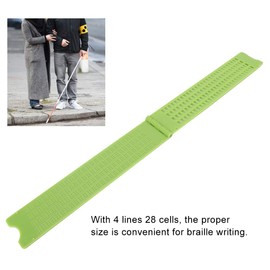 Braille Writing, Braille Writing Tool, Long Time Use Durable Sturdy Smooth Surface for Home Rest Room Office