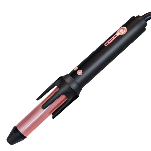 Automatic Hair Curler for Long Hair Auto Rotating Curling Iron Spin Curling Wand with 4 Temps 1" Large Rotating Barrel, Ceramic Rotating Hair Curler with Dual Voltage, Auto Shut-Off for Hair Styling