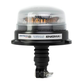 Lightbar UK Enigma ECE R65 Heavy Duty LED Flashing Beacon - Flexi DIN (Amber)