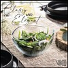Glass Serving Bowl, 63.5 Ounce, Beautiful Wavy Design, Thick, Durable