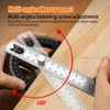 Antesen 12in Angle Gauge Measurement Woodworking Scribing Angle Ruler Precision