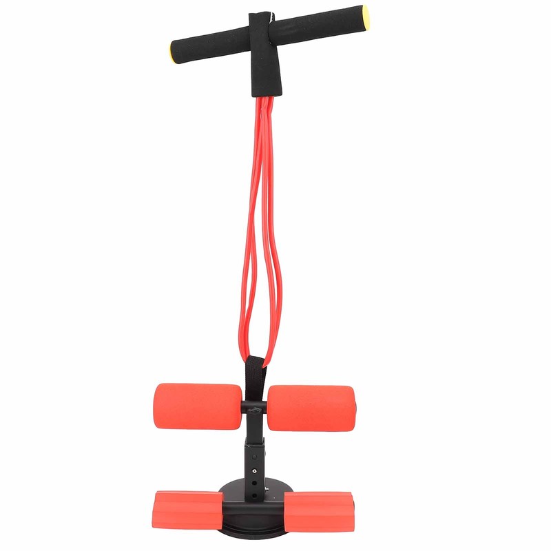Sit Up Assistant Device Red Powerful Suction Cup Iron Foam