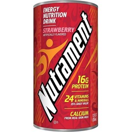 Nutrament  Strawberry Energy nutrition drink 16g Protein ( Pack of 6 )