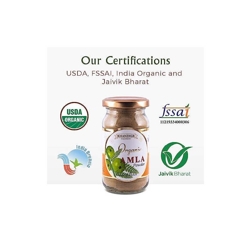 Nutranix Nutranix ads Amla Powder (Indian Gooseberry/Emblica Officinalis/Amla Churna)-100 Gm
