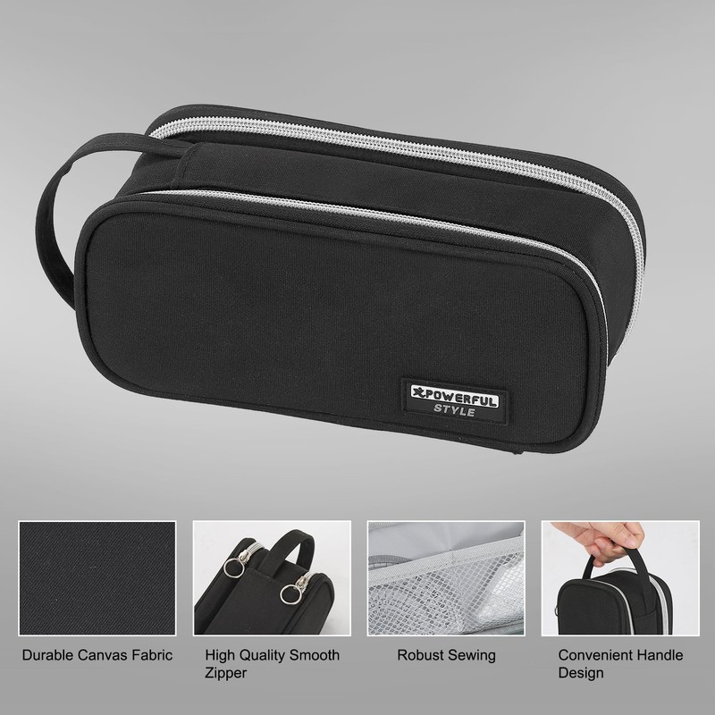 Large Pencil Case for Boys Teens Kids Organizer Zipper Pencil
