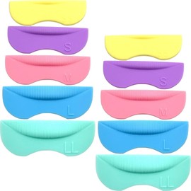 5 Pares Herramienta para Levantar Pestañas Almohadillas de Silicona Reutilizables, para Permanente y Lifting, Ligeras y Cómodas, Forma Adaptable