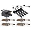 TRQ Ignition Kit Ignition Coil Spark Plugs Spark Plugs Wire