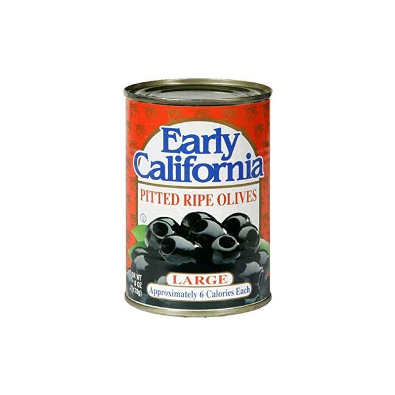 Aceitunas picadas grandes de Early California, 6 onzas