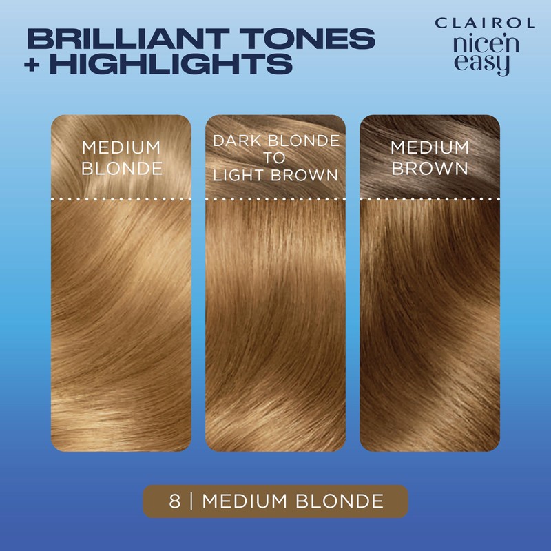 Clairol Clairol Nice'n Easy Crme, Natural Looking Oil Infused Permanent