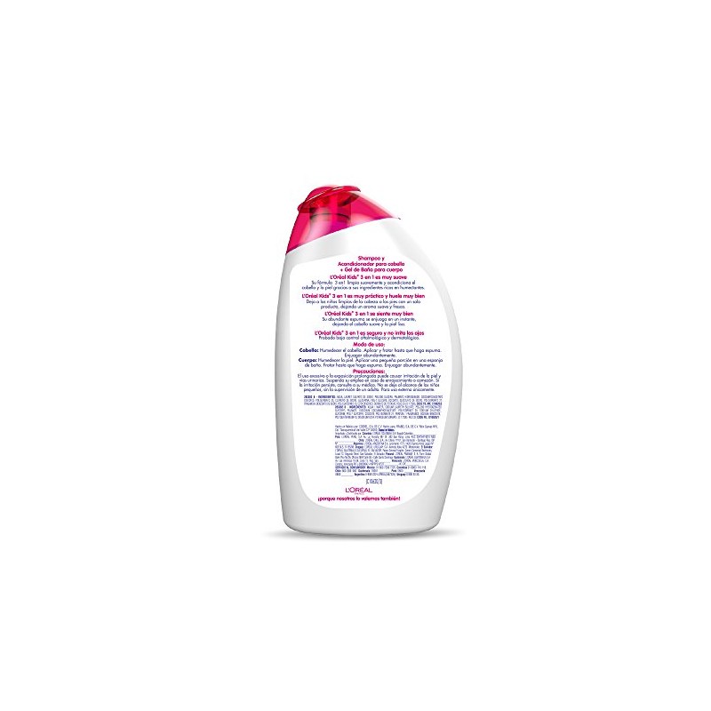 LOreal Paris, Shampoo 3 En 1 Para Niños De Todo
