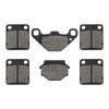ZICOO Front & Rear Brake Pads for Suzuki LT-A 500