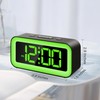 Colorful Nightlight LED Digital Alarm Clock with Super Loud Dual