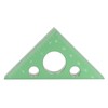 3in Right Angle Measure Ruler Thick Aluminum Alloy 45 Degree