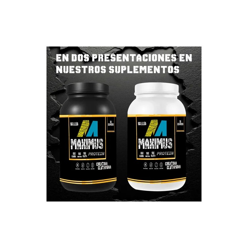 Creatina Glutamina Maximus Protein 1 Kg 50 Servicios