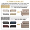 H.VERSAILTEX 4 Piece Stretch Sofa Covers for 3 Cushion Couch