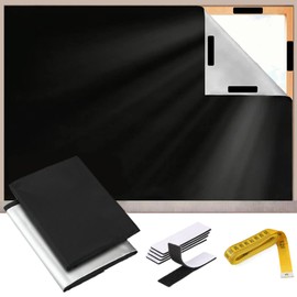 IULONEE Portable Blackout Blind 300x145cm Blinds Sunshade No Drill Blinds Blackout Window Curtains Black Out Blinds Stick On Curtains Temporary Blinds Window For Bedroom Nursery Loft Travel