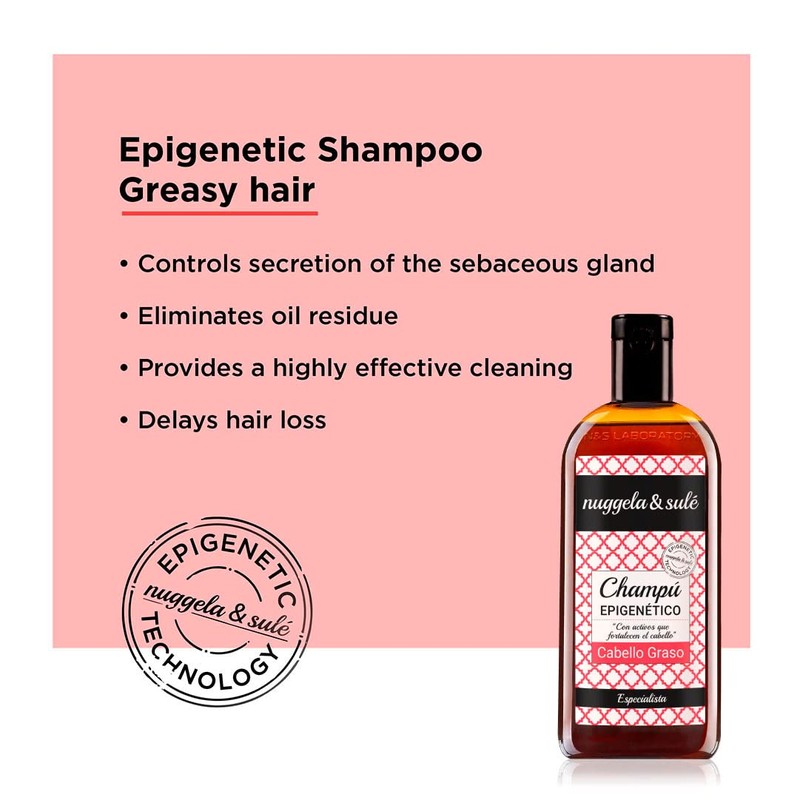 Nuggela & Sulé Professional Shampoo for Oily Hair With Red