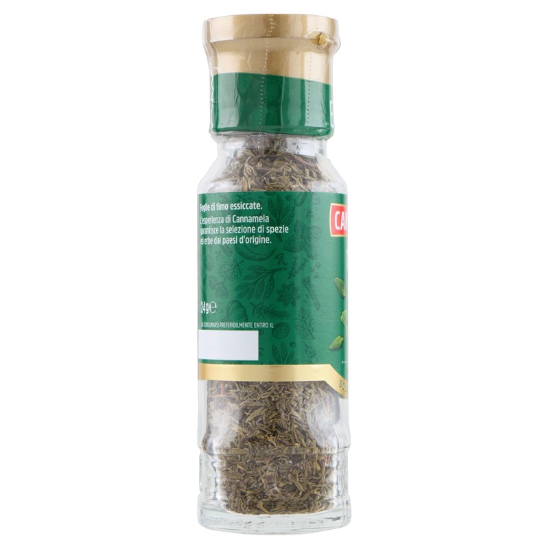 Cannamela, Linea Maxi Oro, Timo in Foglie, Confezione da 24g,
