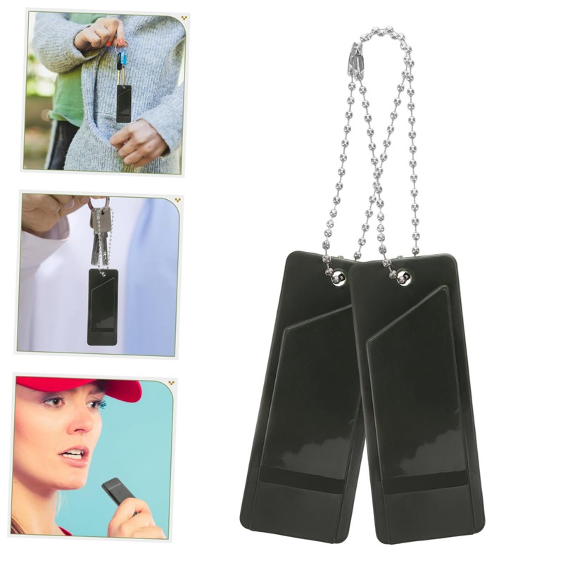 KOMBIUDA Emergency Survival Whistle Set 10pcs High Frequency Safety Whistles