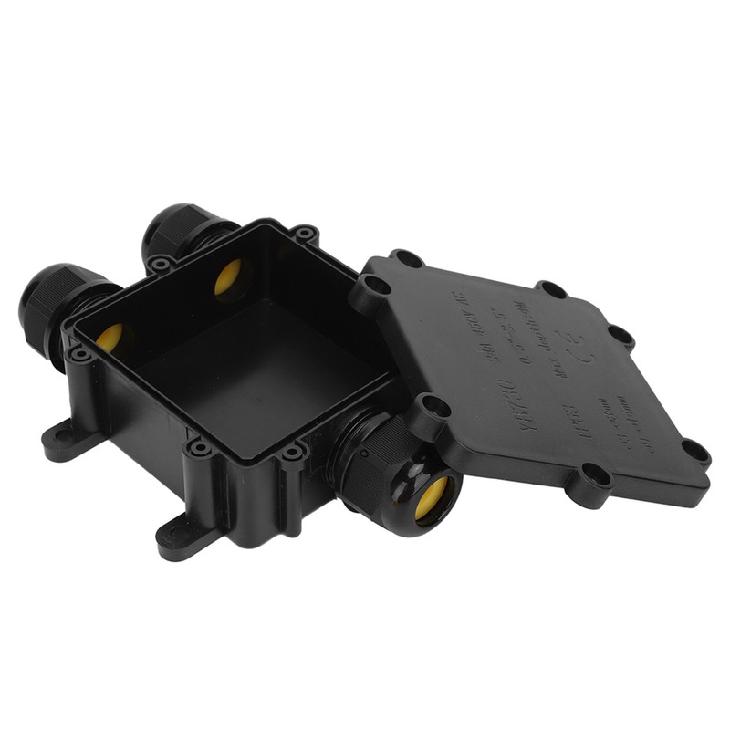 Waterproof Junction Box Outdoor 3 Way Flame Retardant Cable Connector