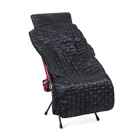 Helinox Toasty Wraparound Hooded Blanket, Savanna/Playa, Black