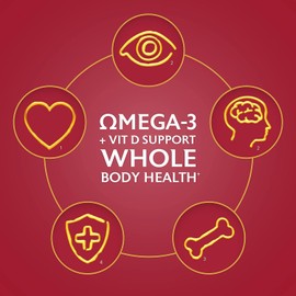 Seven Seas Omega-3 Fish Oil Turmeric, With 500 mg Fish Oil + 300 mg Omega-3, 60 High Strength Tablets With Vitamin D & 250 mg EPA & DHA, Whole Body Health+, Duo Pack: 30 Capsules + 30 Tablets