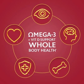 Seven Seas Omega-3 Fish Oil Turmeric, With 500 mg Fish Oil + 300 mg Omega-3, 60 High Strength Tablets With Vitamin D & 250 mg EPA & DHA, Whole Body Health+, Duo Pack: 30 Capsules + 30 Tablets