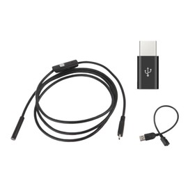 Endoscope Inspection Camera 7mm 5.5mm Endoscope Mini Camera for Micro USB Type-c Borescope Waterproof LED Car Inspection(5.5mm-1.5m)