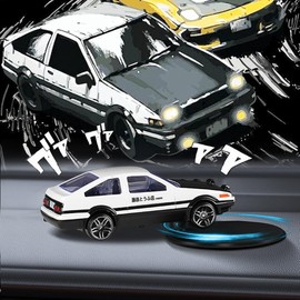 Fannasi AE86 Classic Cool Drift Car Rotating Ornaments Alloy Car Model Center Console Interior 2025 New Internet Celebrity Accessories for Adults and Children