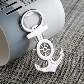 50PCS Anchor Design Bottle Openers for Nautical Themed,Wedding Favors Gifts,Bridal Shower Decorations or Baby shower Party Souvenirs for Guests with Individual Package
