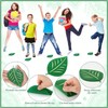 40 Pcs 4" Leaf Carpet Markers for Classrooms