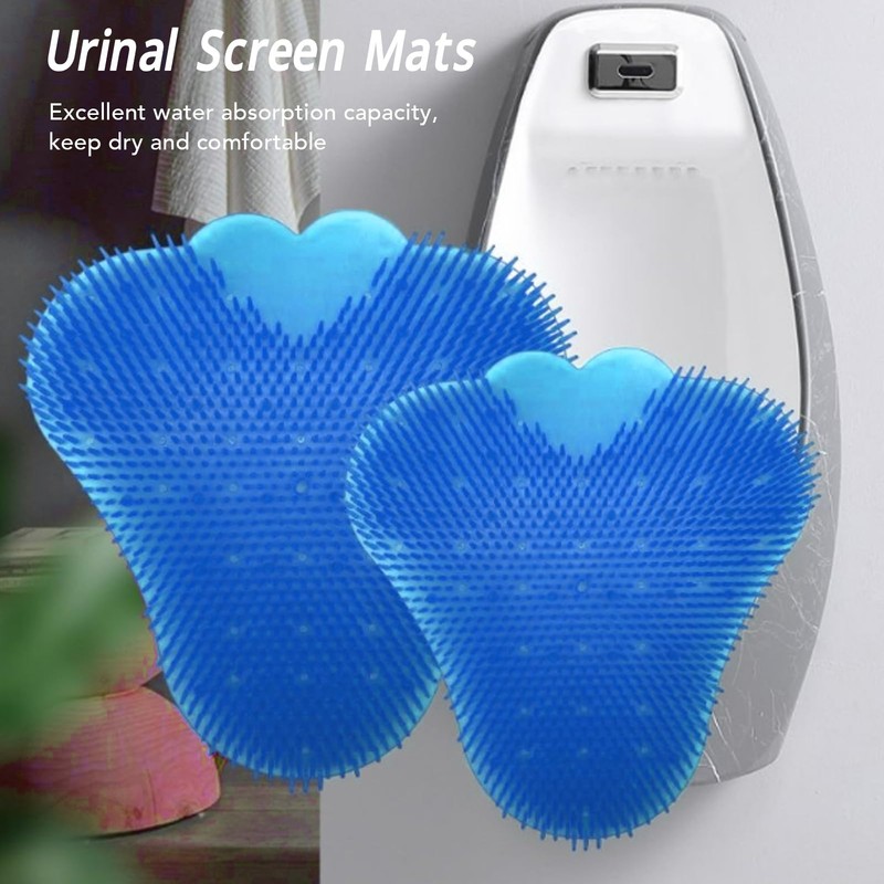 10 Pcs Esteras de Urinario, Esteras Desodorizantes de Urinario, Diseño