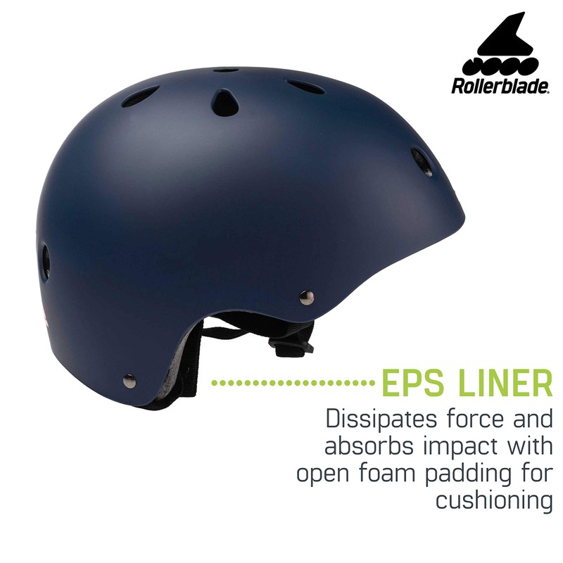 Rollerblade Kids RB JR Helmet, Midnight Blue