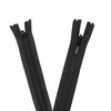 5pcs Invisible Zips, Black Zips, 16 Inch / 40cm Nylon
