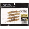 NIKKO Zaza hellgrammite Artificial Fishing baits, Green Pumpkin, 3 inch