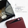 Giselle Women's Men's Bi-Fold Bifold Wallet, Mini Wallet, Thin, Cowhide