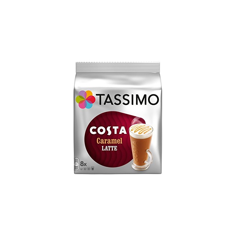 TASSIMO Costa Caramel Latte x Pack of 2 (16 Servings)