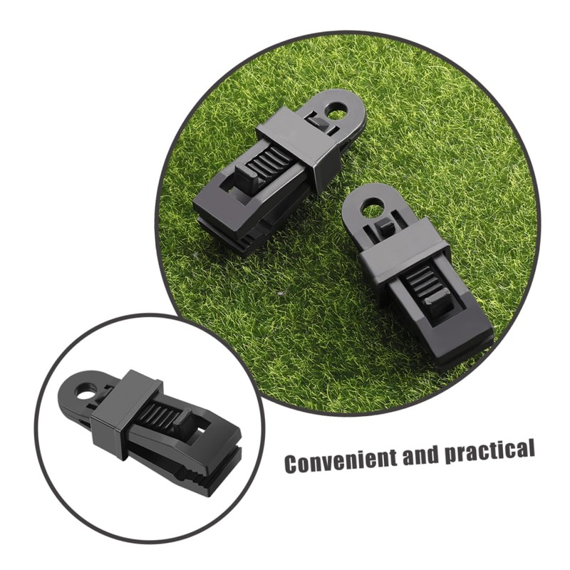 Sosoport 30pcs Heavy Duty Tent Clips for Camping Outdoor Events