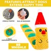 samtotopets Chritmas Deer Dog Toys,Chritmas Gift for Dogs,Plush Dog Tosy,Dog