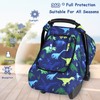 Windproof Baby Car Seat Cover, 3D Mink Dot Infant Car