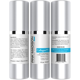 COLLAGEN Serum for Face - Matrixyl and Hyaluronic Acid - Luxury Anti Aging Face Serum Treatment Formula for Men and Women. Effective for Fine Lines and Under Eye Wrinkles.