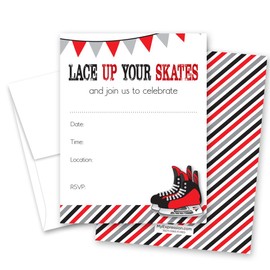 MyExpression.com MyExpression. com 24 Hockey Skates Fill in Invitations