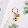 WAHKSR 1 Small Bee Key Ring Animal Key Chain Decoration