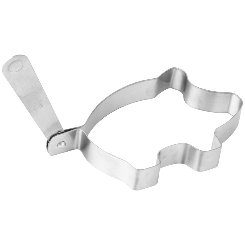 Fackelmann 47204 Egg/Pancake Shapers – Stainless Steel, Silver, 55 x