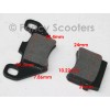 FANCY SCOOTERS Apollo Pentora 125cc, ATV Rear Disc Brake Pads