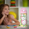 Ntswasd Girls Insulated Water Bottle with Covered Pop-Up Straw,16 oz