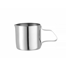 HENDI Cream Jug, Straight Design, Milk Jug, 0.07 L, Diameter 50 x (H) 55 mm, Stainless Steel
