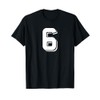 Number 6 Retro Sports Team T-Shirt