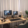 WESTREE Dual Monitor Stand - Riser 2 Shelf Computer with